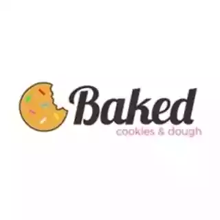 Baked cookies and dough