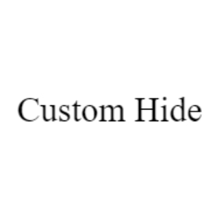 Custom Hide logo