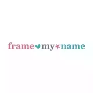 Frame My Name
