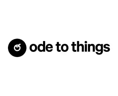 Ode to Things
