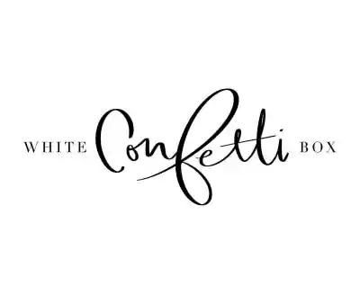 White Confetti Box
